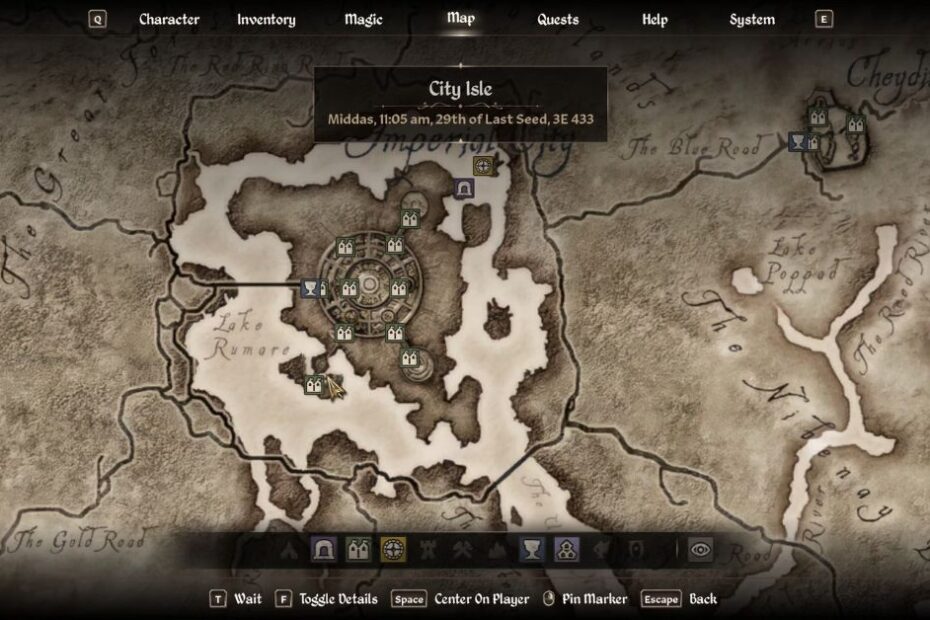 Player receiving the Blackwater Blade in Oblivion Remastered after completing the "An Unexpected Voyage" quest, with the weapon's unique enchantment to absorb fatigue and paralyze enemies.